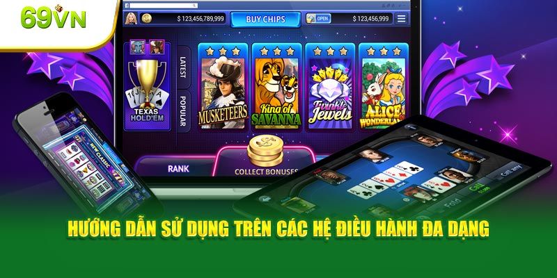 Quy trình tải app 69VN cho điện thoại và máy tính